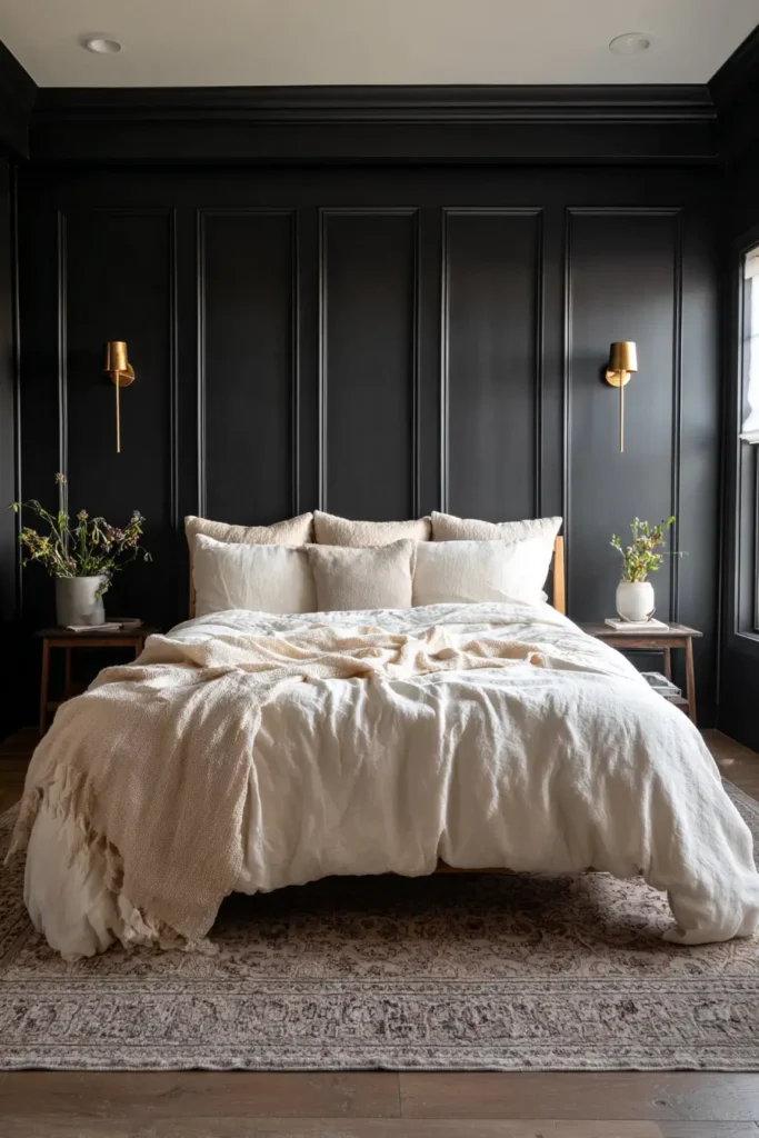 Deep Charcoal or Black Accent Walls