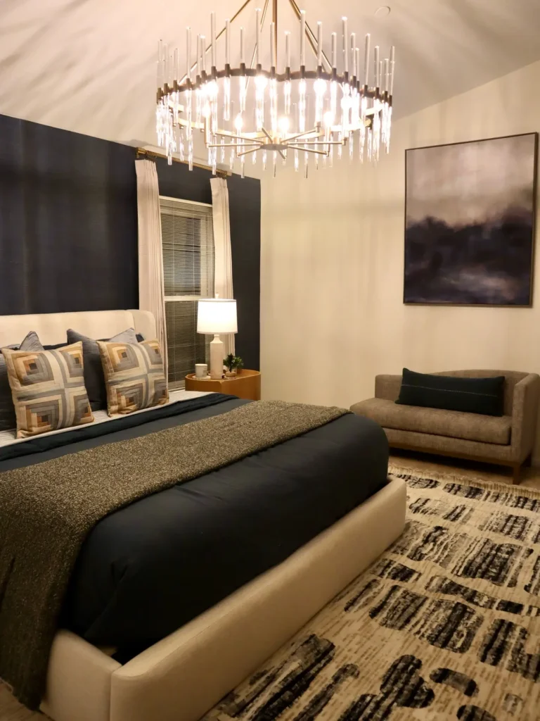 1. Use Deep Bedding to Ground White Walls