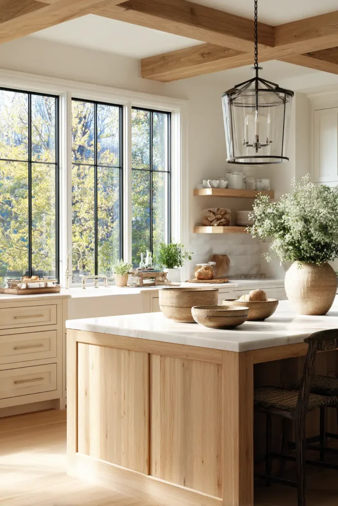 Warm Wood Cabinets Are Back (But Lighter)