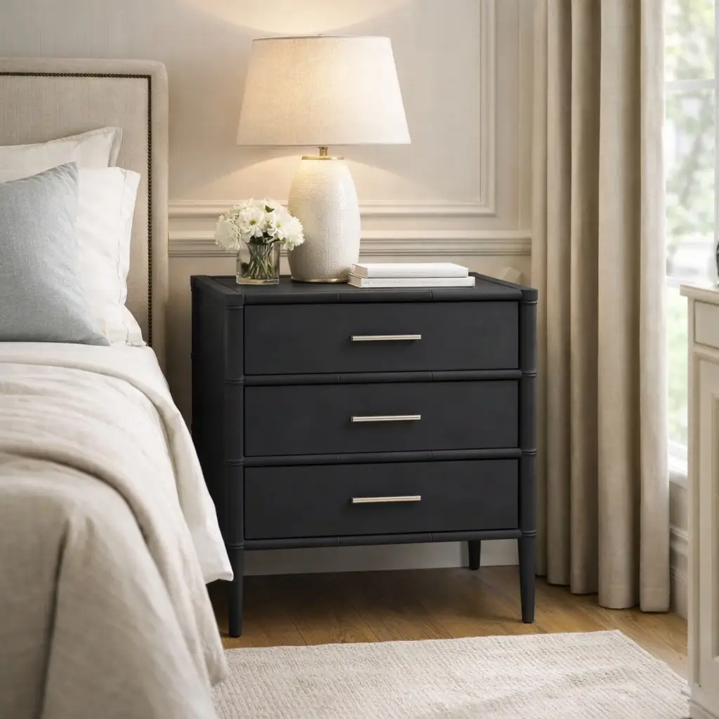10. Choose Dark Nightstands