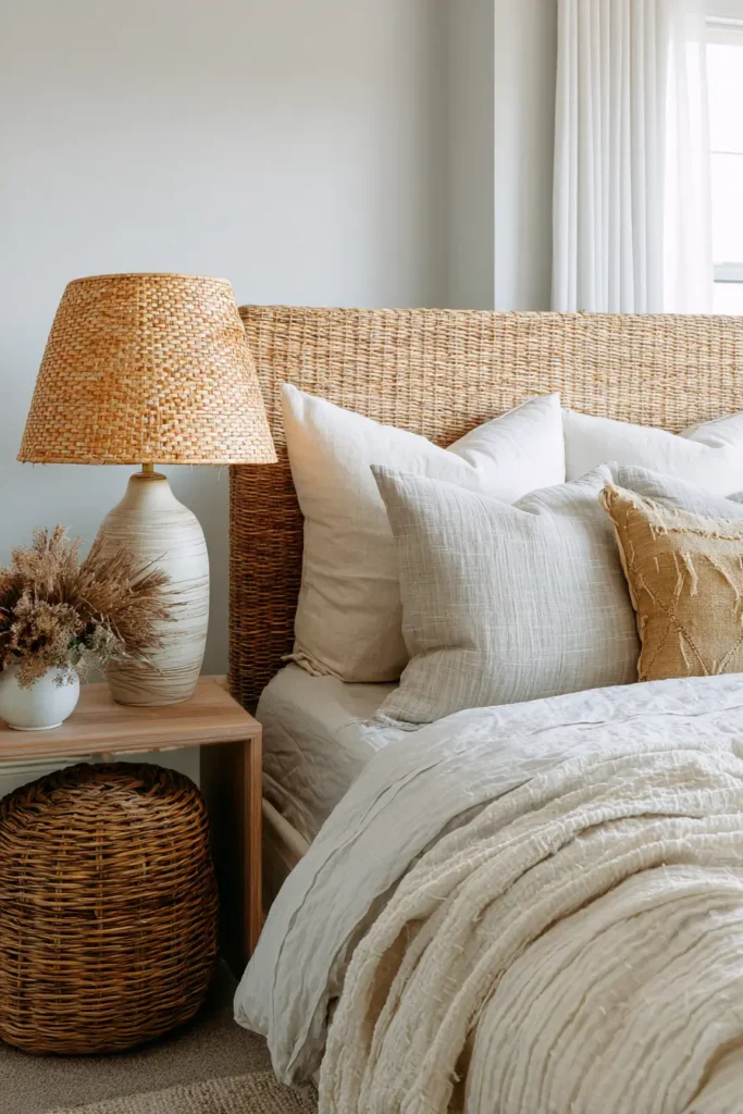 Incorporate Woven and Rattan Elements