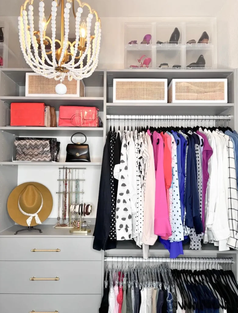 11. Put a Slim Dresser Inside the Closet