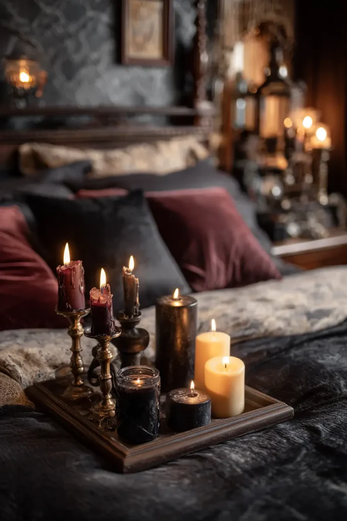 11. Romantic Candle Displays