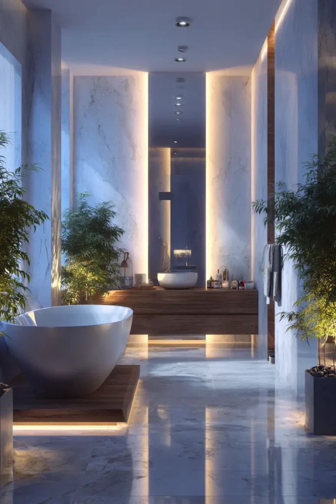 11. Vertical LED Light Panels