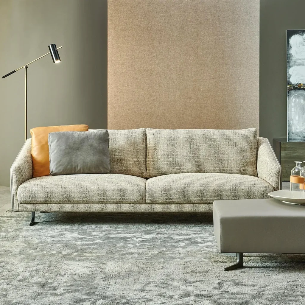 12. Minimalist Sofa Frames with Clean Lines
