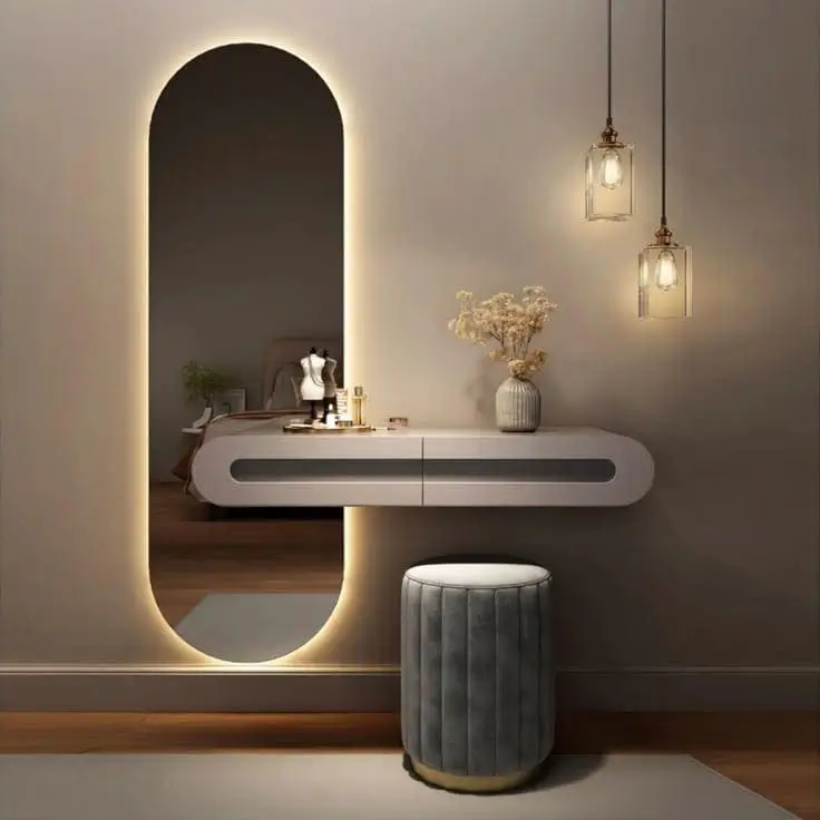 13. Backlit Mirrors for Subtle Illumination