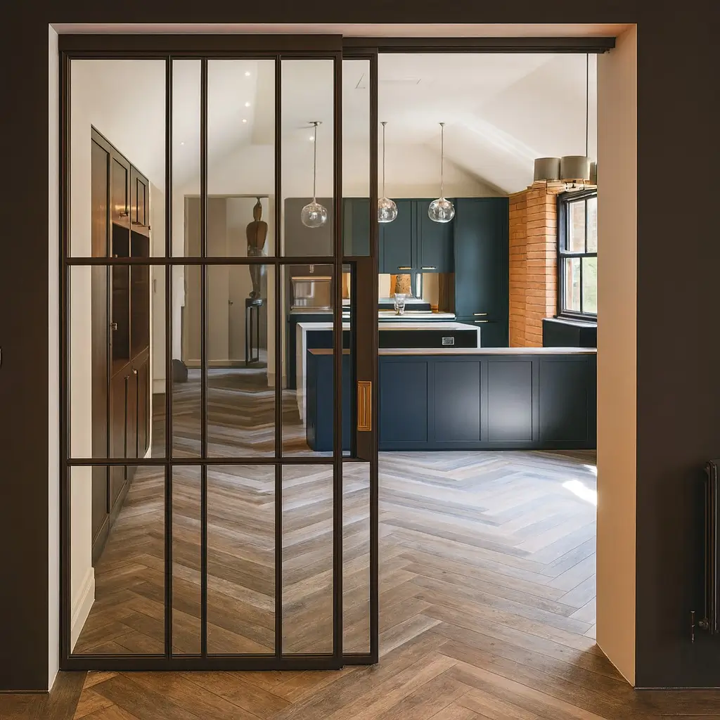 13. Use Sliding or Pocket Doors to Save Floor Space