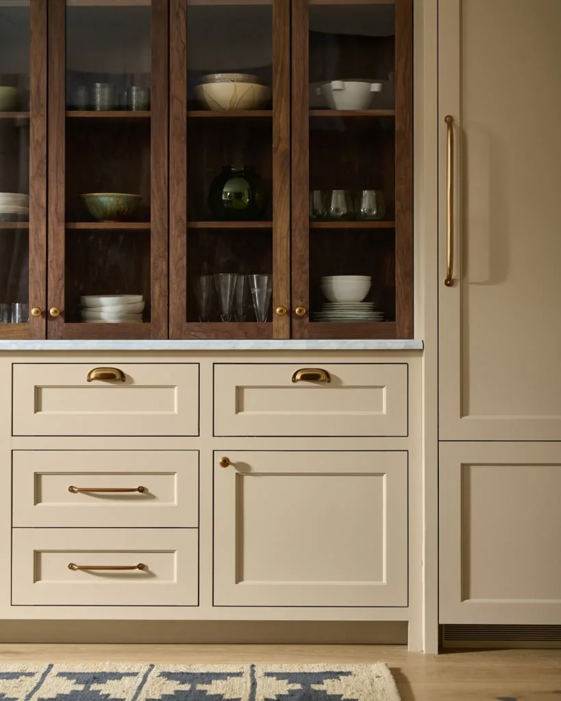 14. Add Small Metal Accents for Contrast