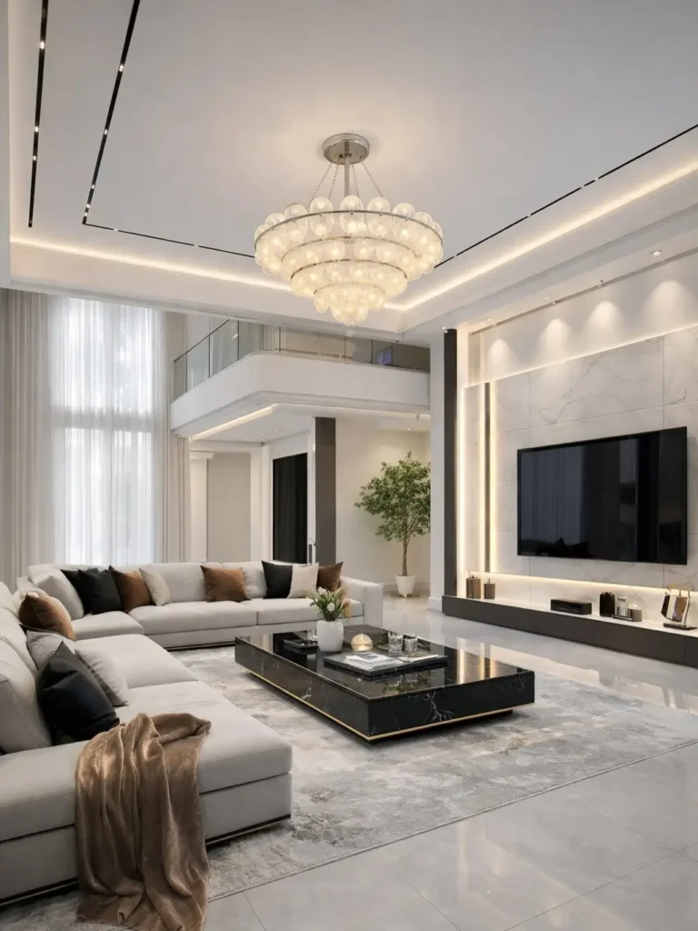14. Paint the Ceiling a Soft Warm White