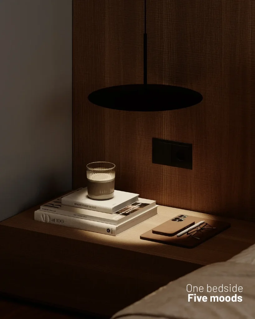 14. Pendant Lights Instead of Table Lamps