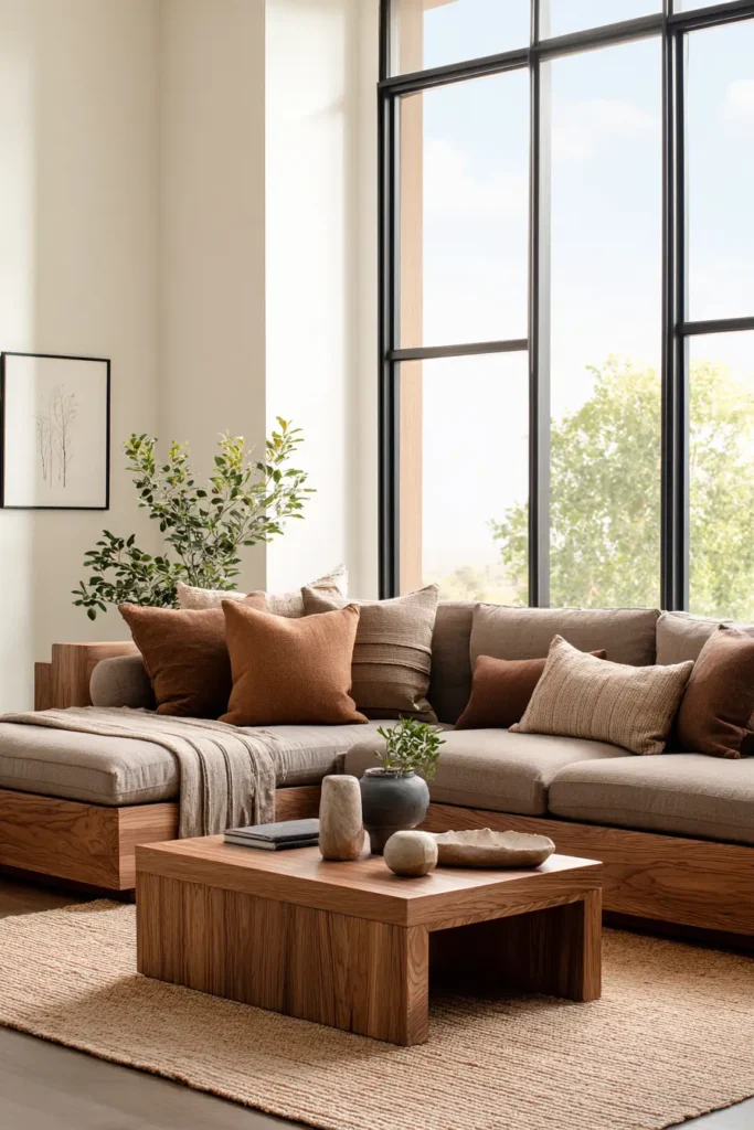 Warm Materials That Make a Living Room Feel Cozy