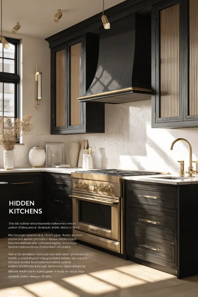 15. Mixing Metals: Gold, Black, and Matte White Together