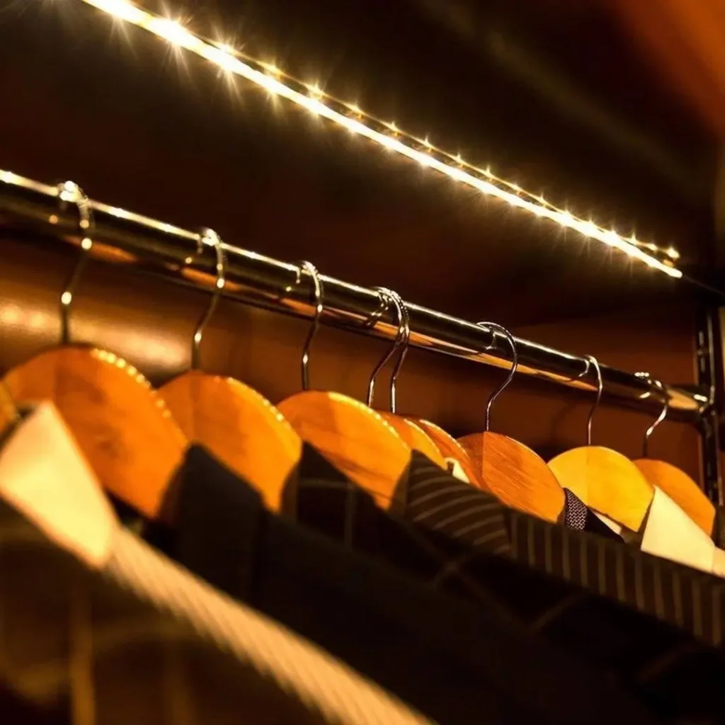 15. Soft Glow Closet Lighting