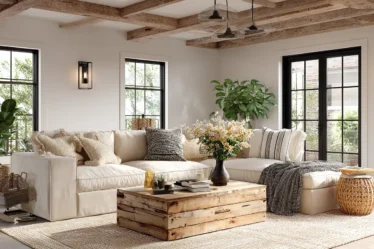 16 Modern Farmhouse Living Room Ideas (Clean Look)