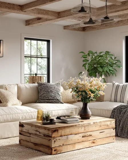 16 Modern Farmhouse Living Room Ideas (Clean Look)