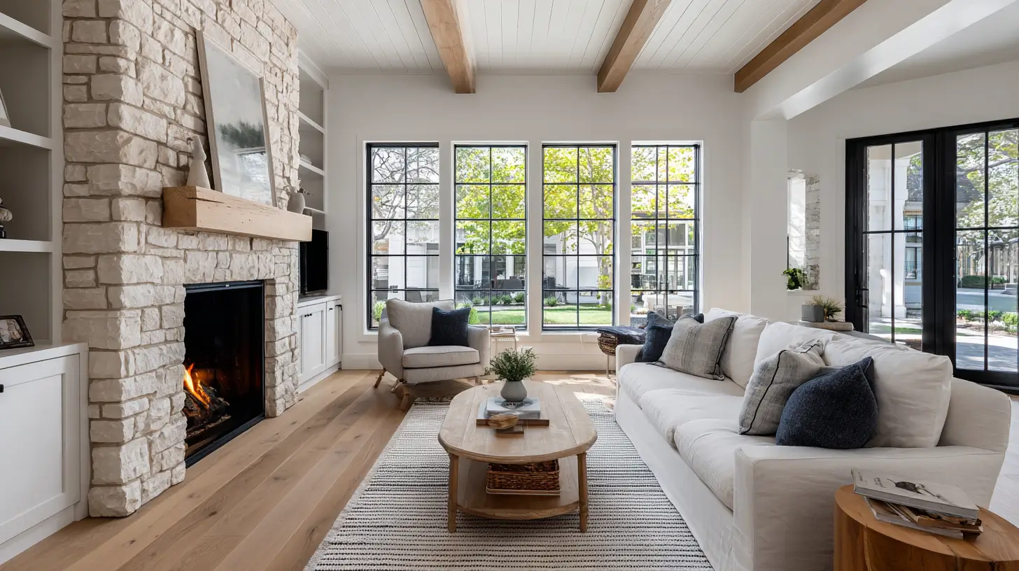 16 Modern Farmhouse Living Room Ideas (Clean Look)