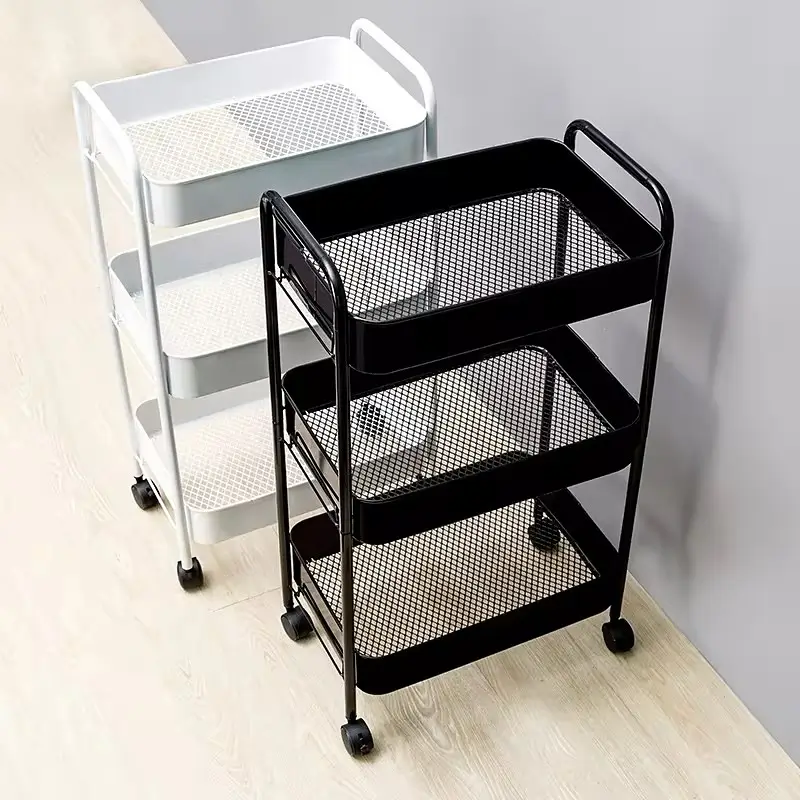 16. Use a Rolling Cart as a Mini Closet