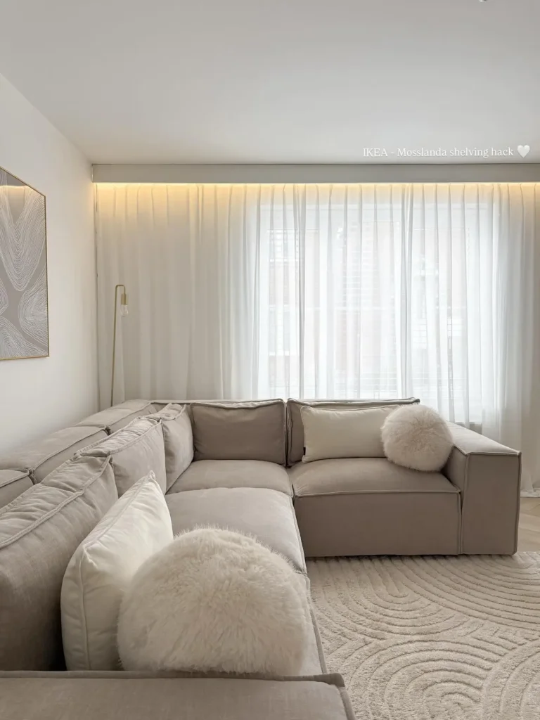 16. Window Lighting for Evening Ambiance