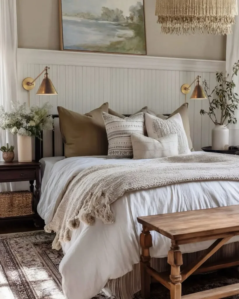 2. Oversized Statement Headboards for a Luxury Look