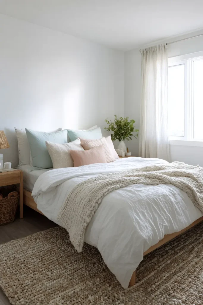 Choose a Light, Neutral Bedding Palette
