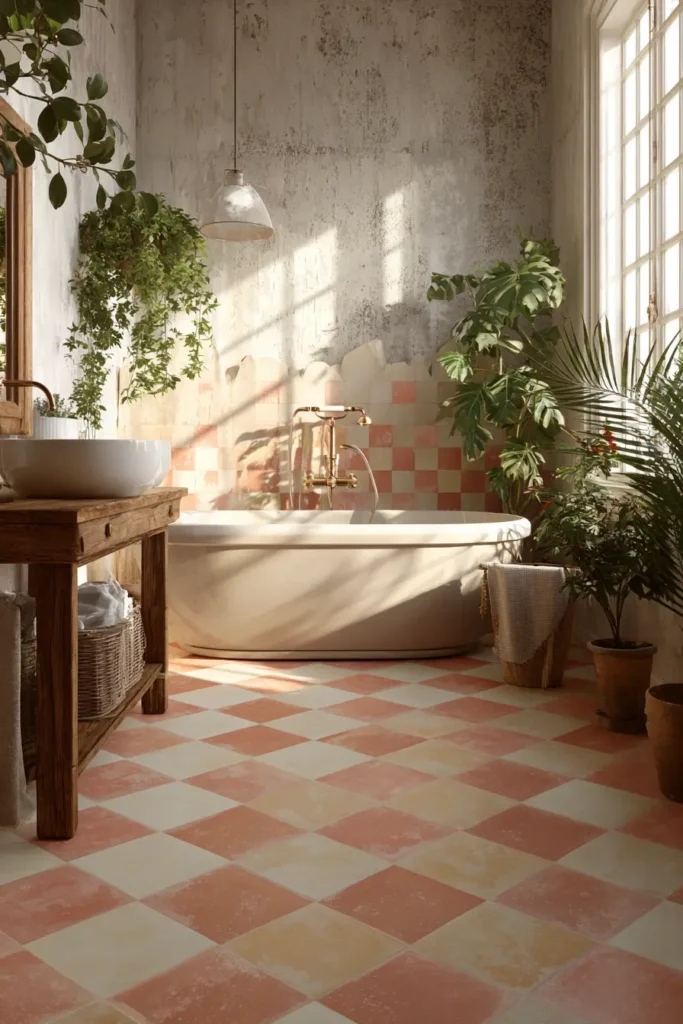 Checkerboard Tile Pattern