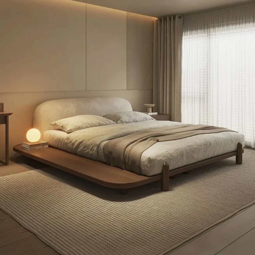 4. Minimalist Furniture with Soft Curves