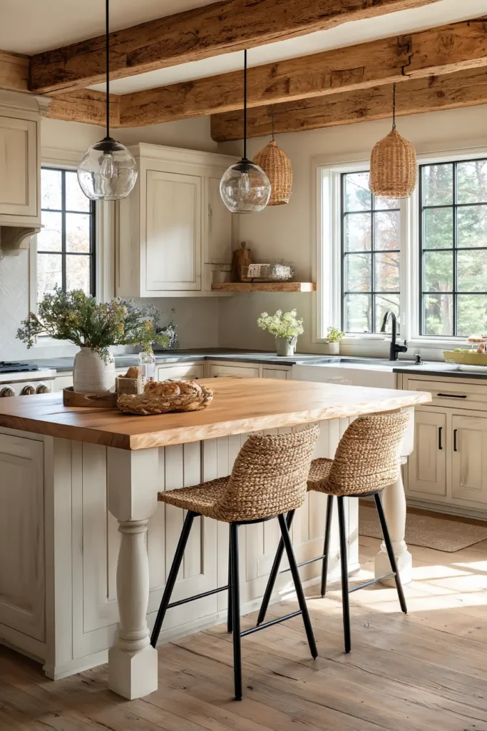 Rustic Kitchen Islands with Character