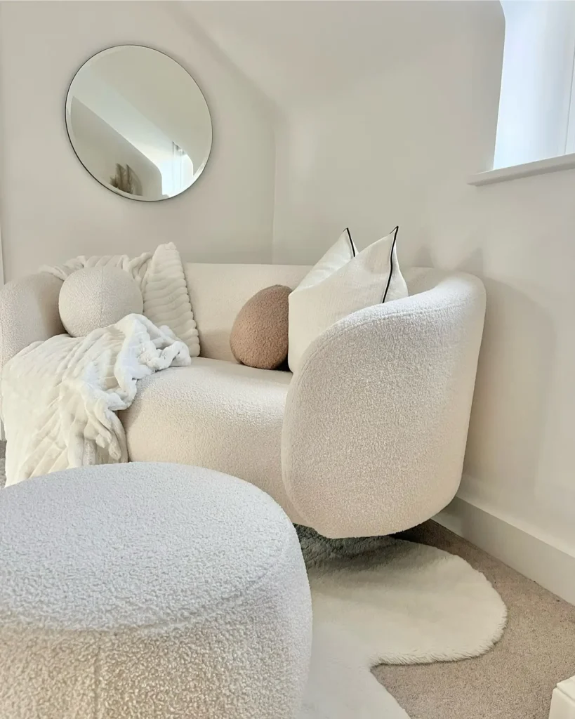 4. Textured Bedding for Depth and Comfort