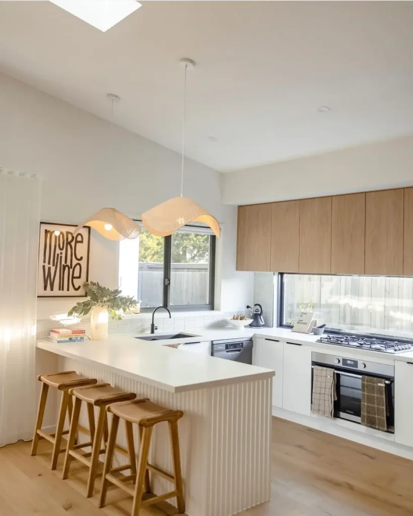 4. Use Statement Lighting Above Counters