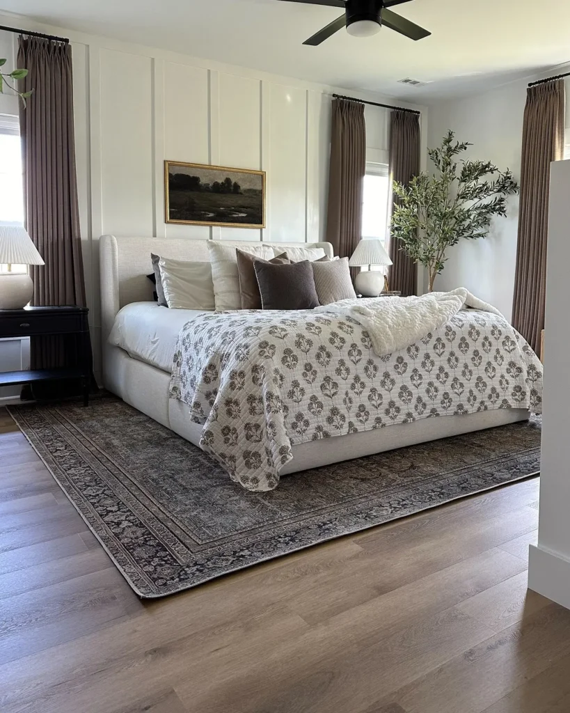 5. Add a Soft Rug for Instant Warmth Underfoot