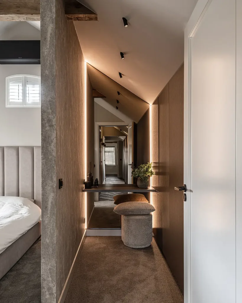 5. Recessed Lighting for Clean Ceiling Design
