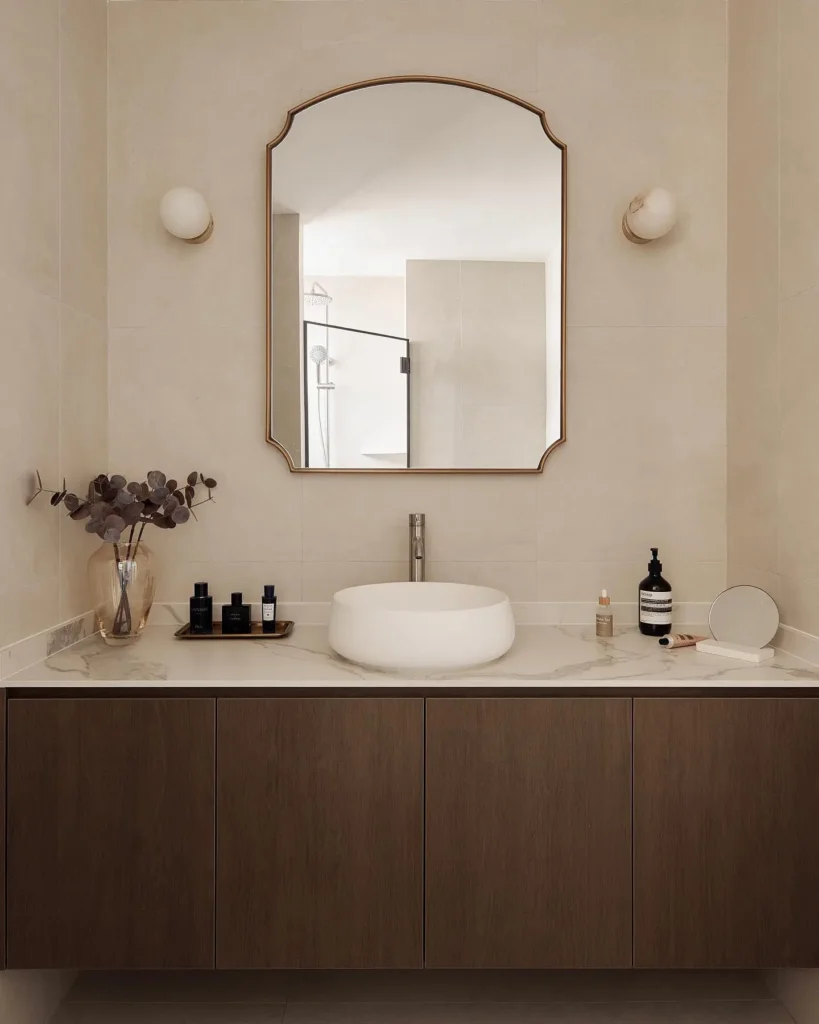 6. Add a Mirror That Is Too Big