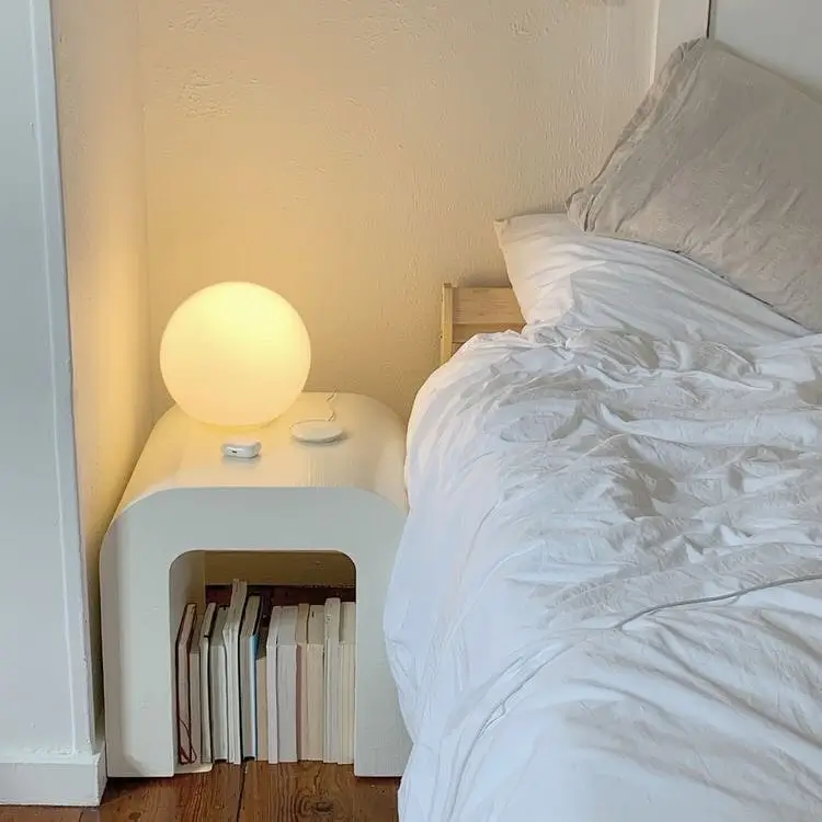 6. Bedside Table Lamps for Warm Lighting
