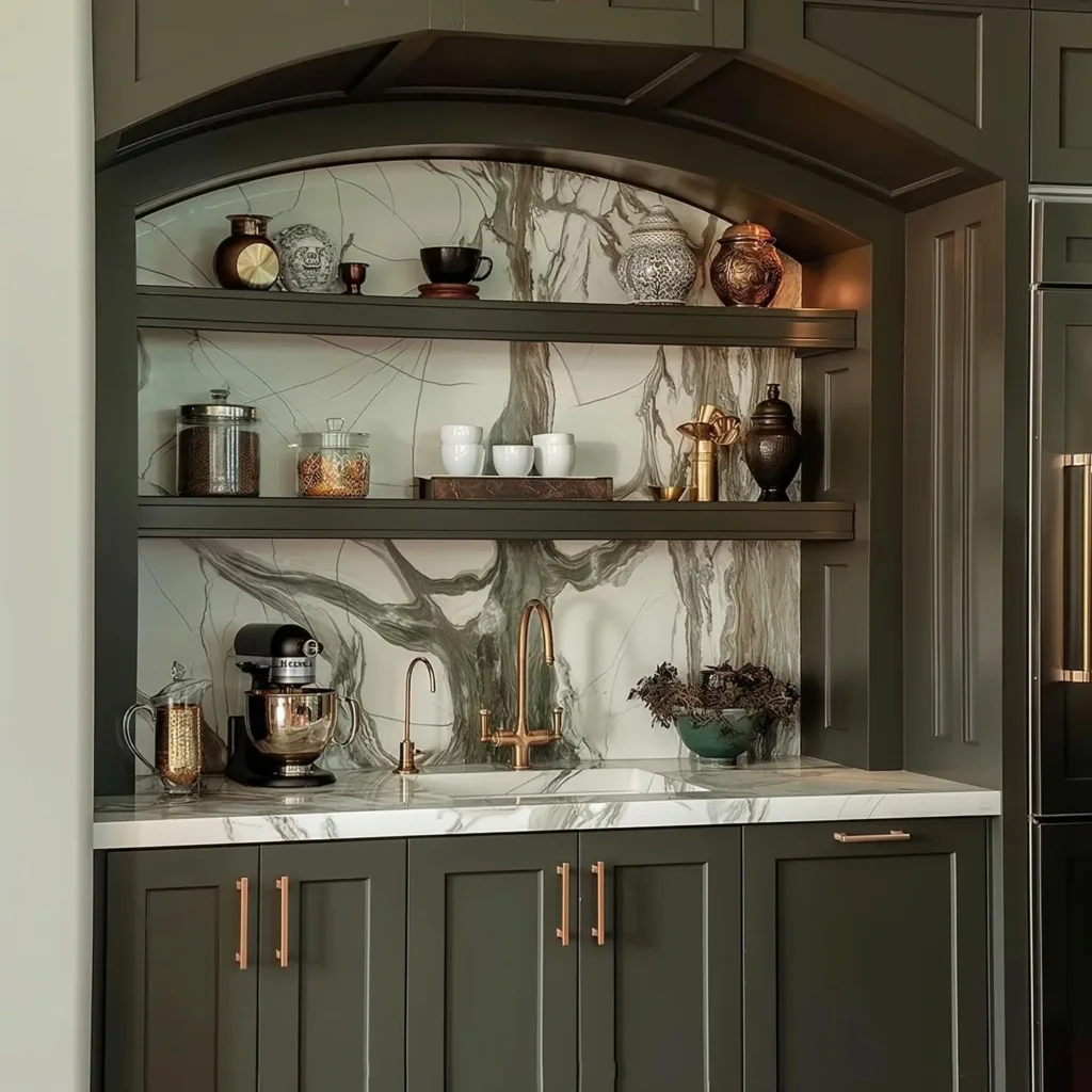 6. Create a Coffee or Beverage Station in One Corner