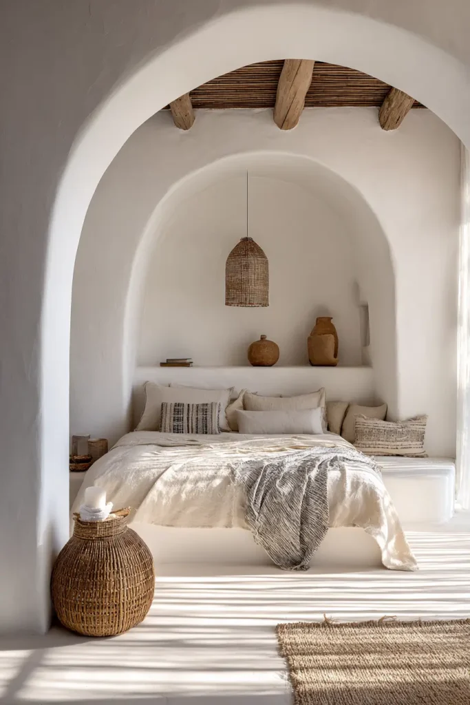 Mediterranean Coastal Villa: Arches + Tadelakt