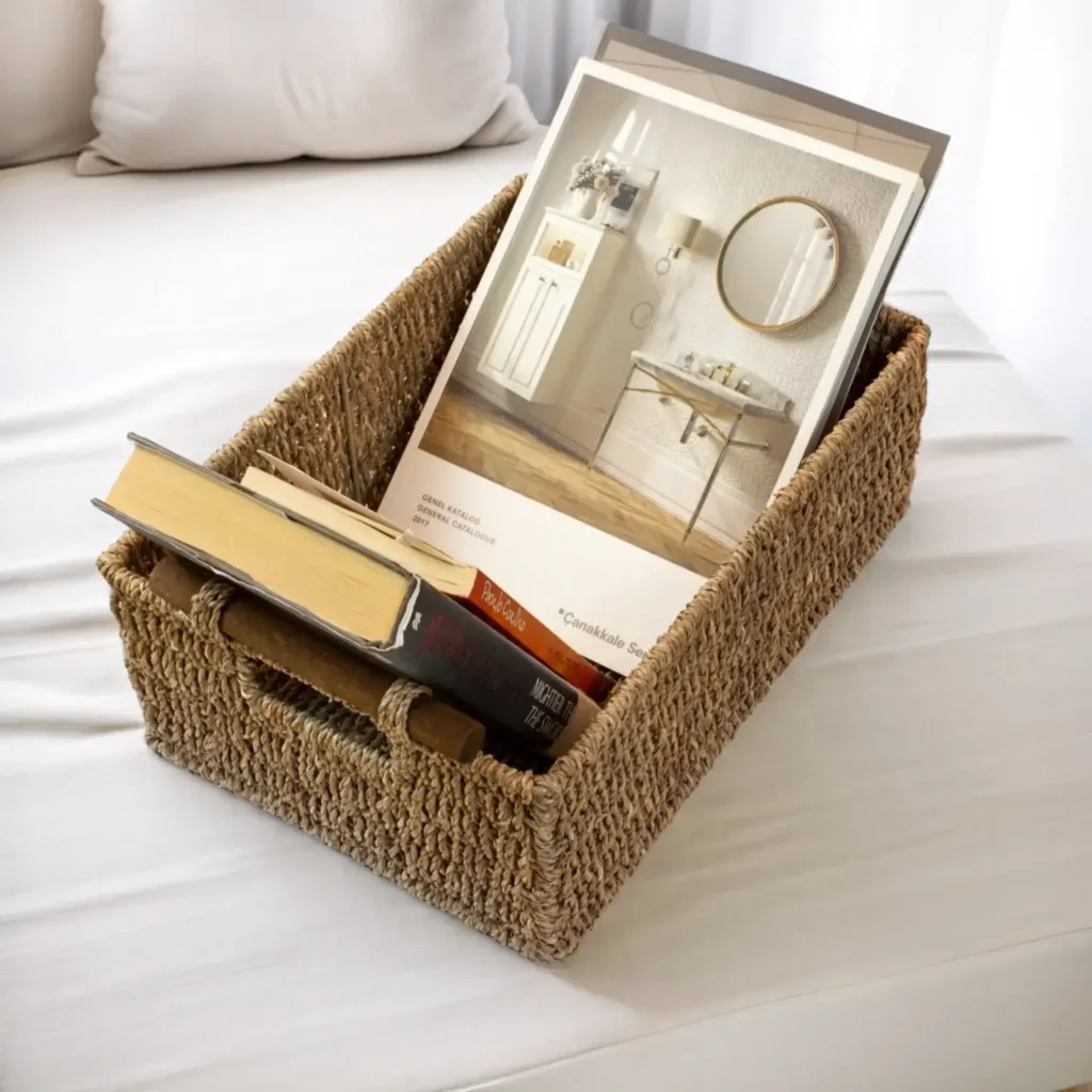 6. Open Shelving with Baskets: Organized Chaos Done Right