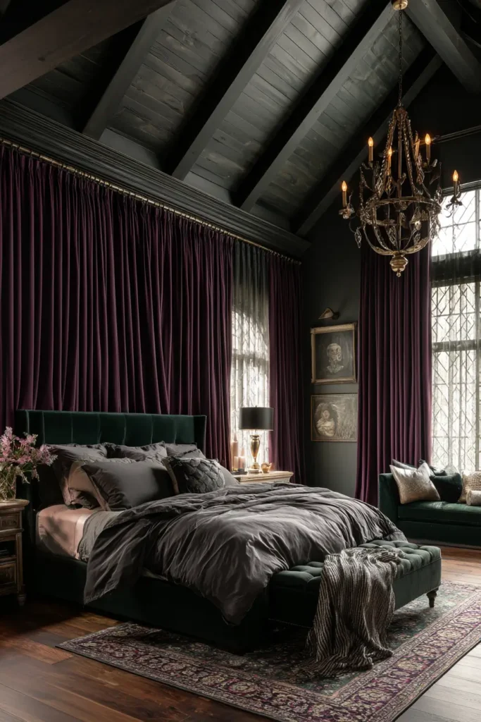 6. Use Dramatic Floor Length Curtains