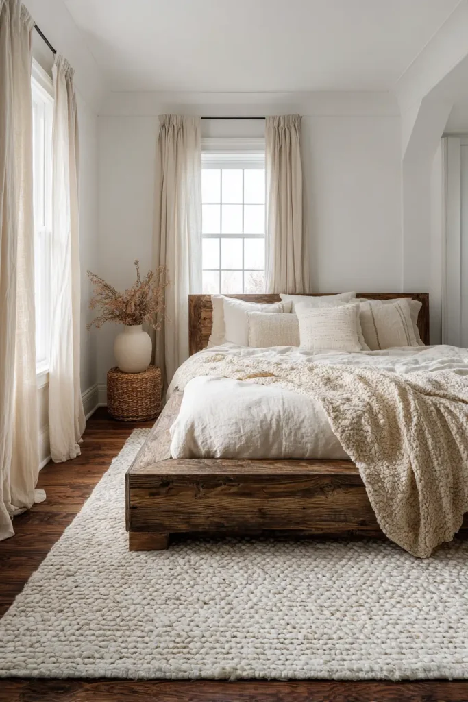 Use the “One Rug Rule” to Make the Room Feel Larger