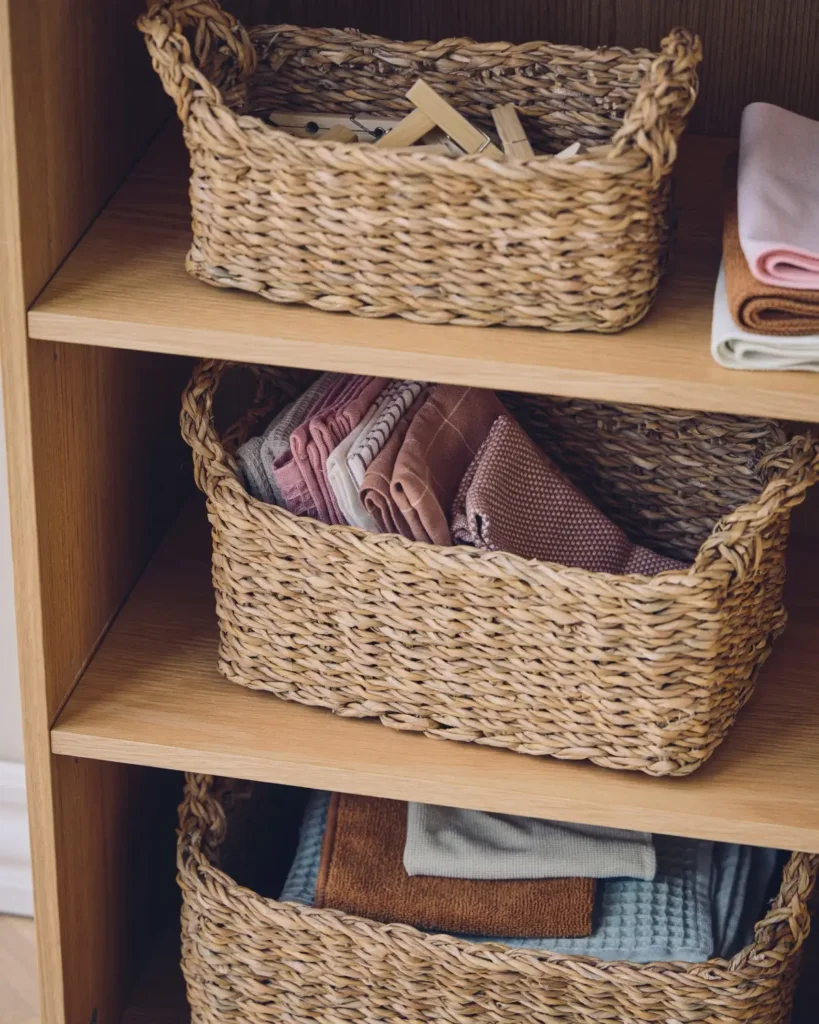 8. Use Decorative Storage Basket