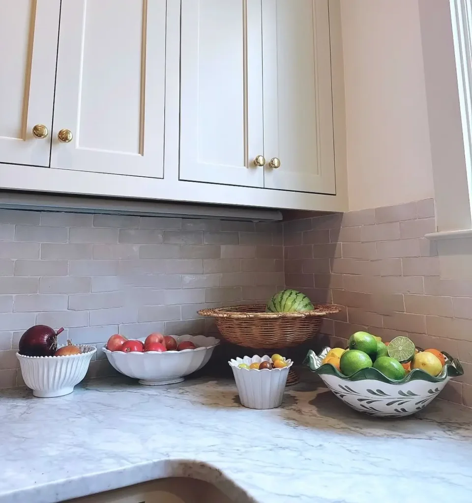 8. Use a Fruit Bowl as a Focal Point
