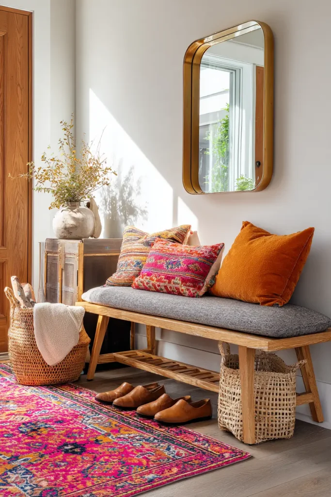 9. Add a Bench for the Item Most Entryways Are Missing