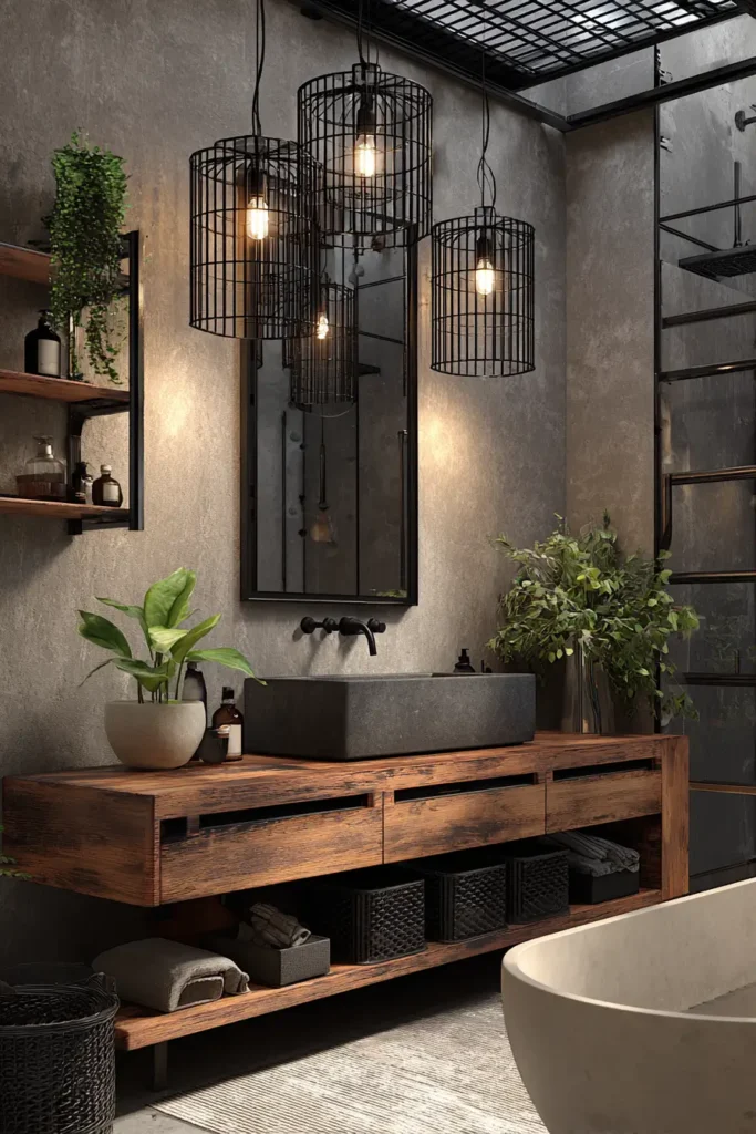 9. Industrial Cage Lights