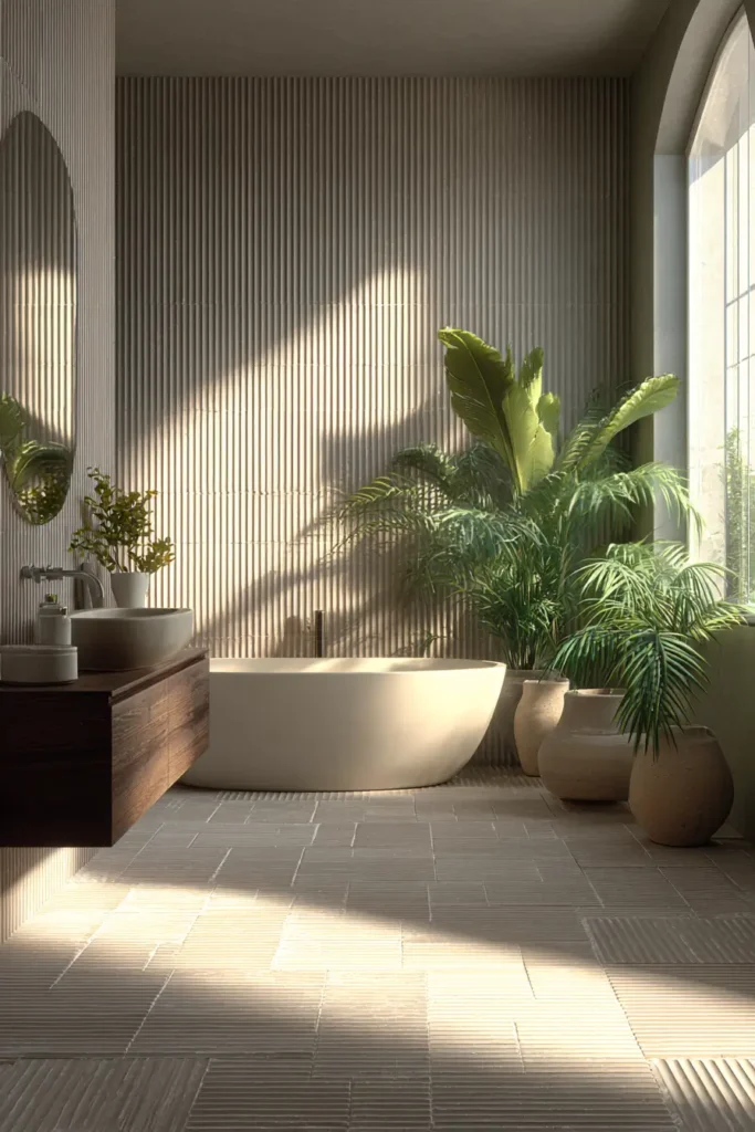 Textured or Fluted Tiles