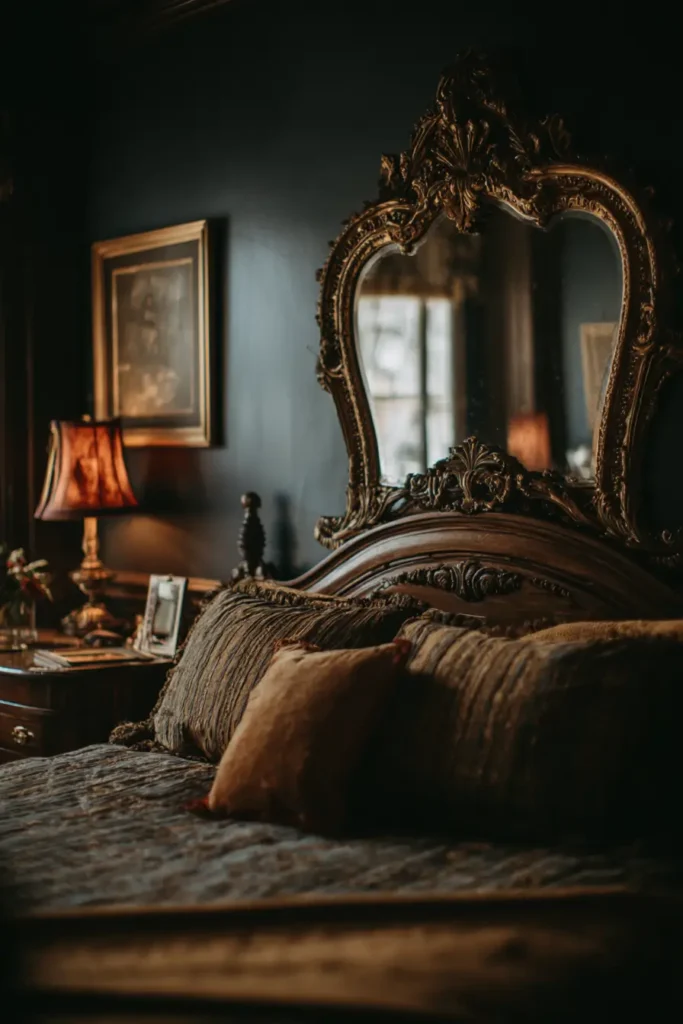 9. Vintage Mirrors for Gothic Charm