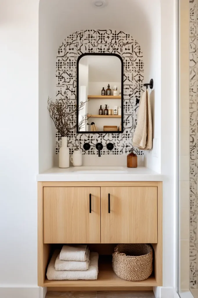  A Built-In Niche Vanity for a Fully Custom Look