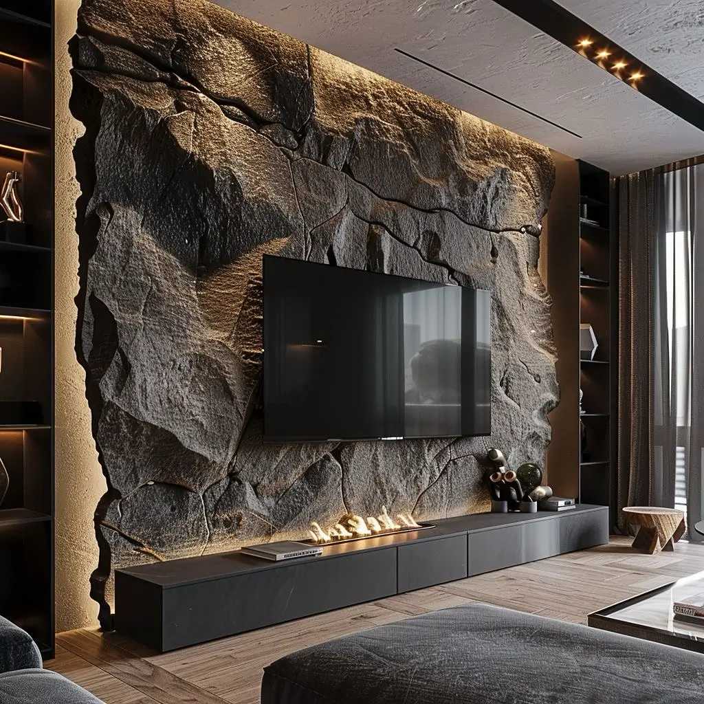 Add Stone or Brick to a Wall or Fireplace Surround