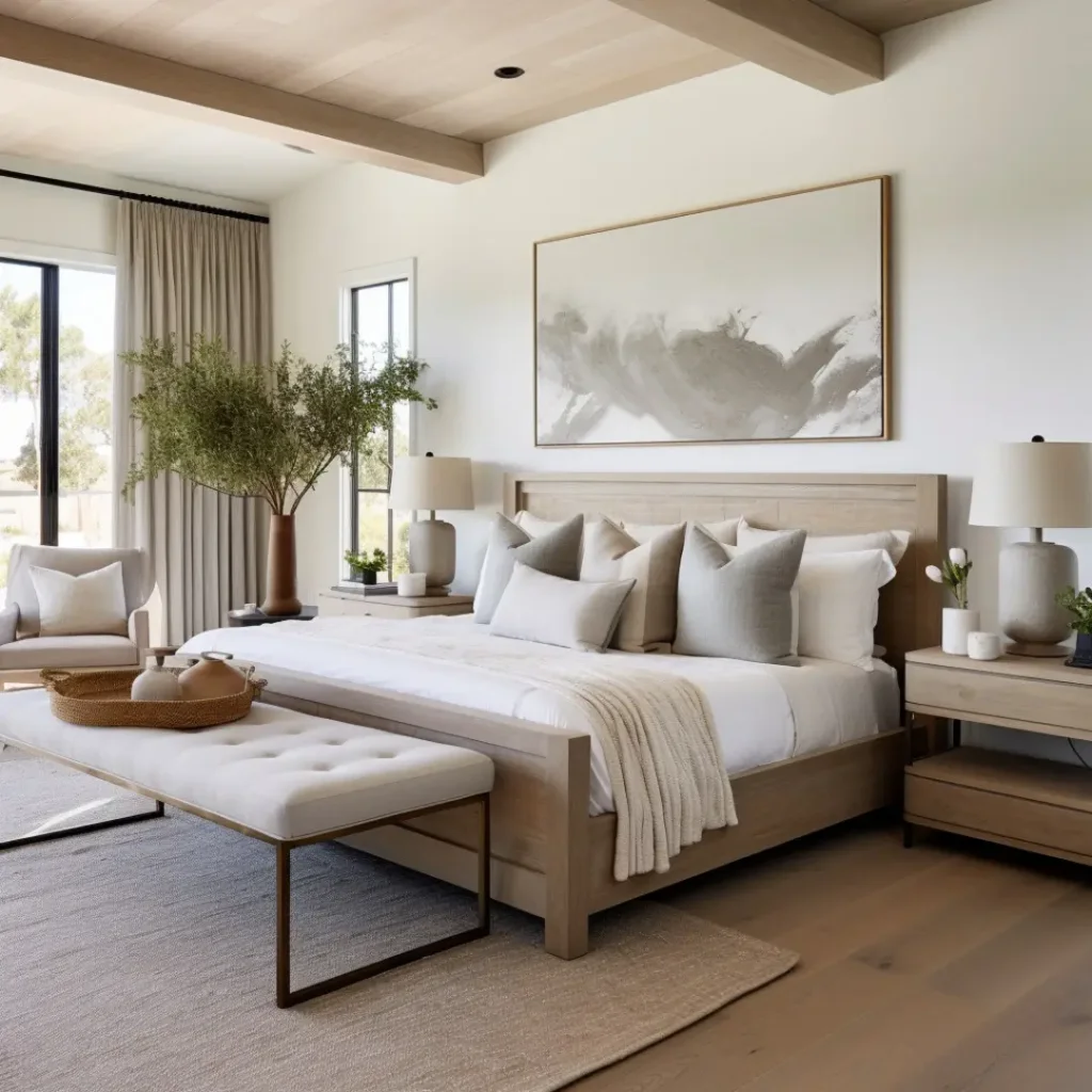 Add a Decorative Bench or Ottoman