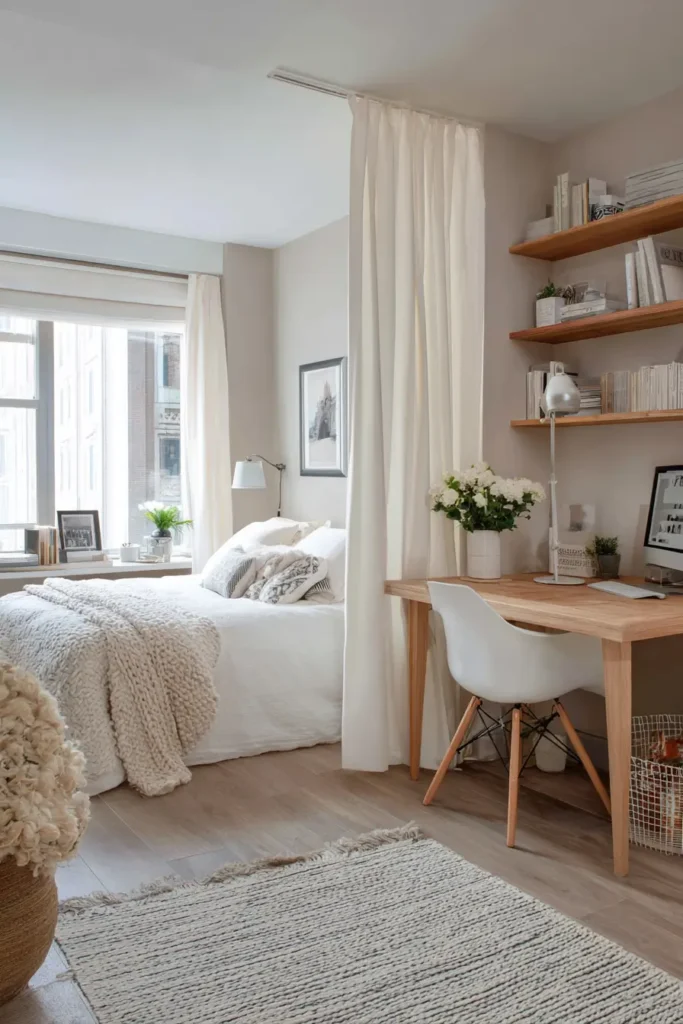  Create Zones in Studio-Style Bedrooms