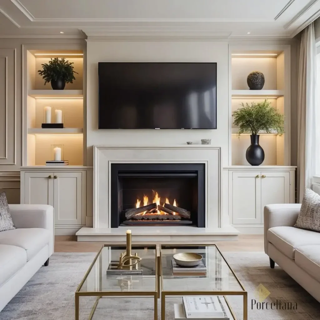 Get the Fireplace Feel Without Having a Fireplace