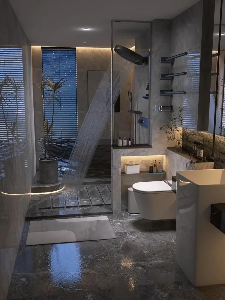 Idea 17: Tile the Shower Ceiling